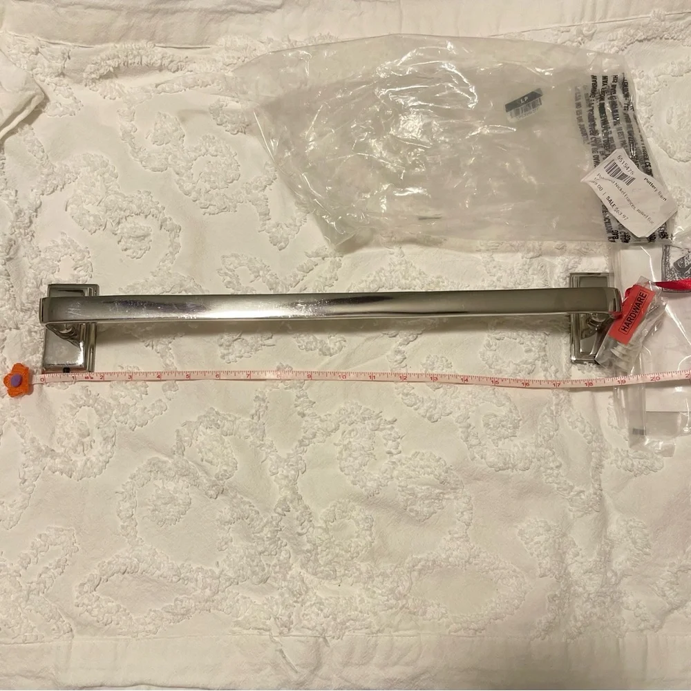 Pottery Barn Nickel towel bar